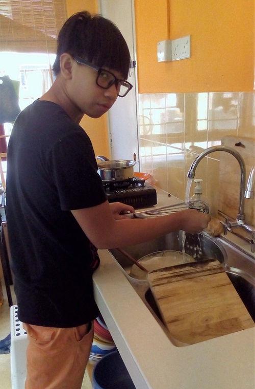Vocational kitchen training at Breakthru, 2018
